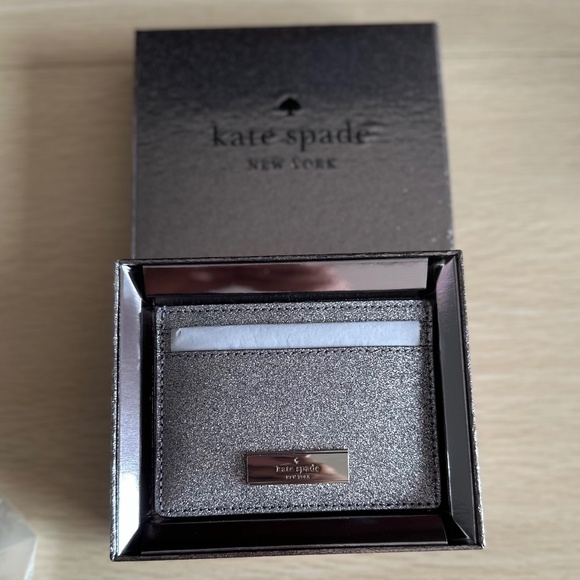 kate spade Handbags - Kate Spade New York Small Glitter Slim Card Holder